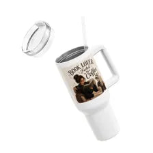 Book Lover Fueled by Coffee Tumbler, 20 oz