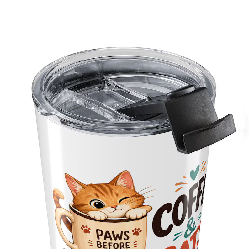 Coffee and Cats Tumbler, 20 oz