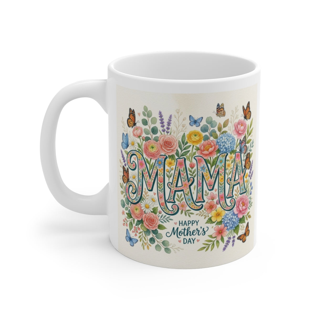 Mama Floral & Butterfly Mother’s Day Mug